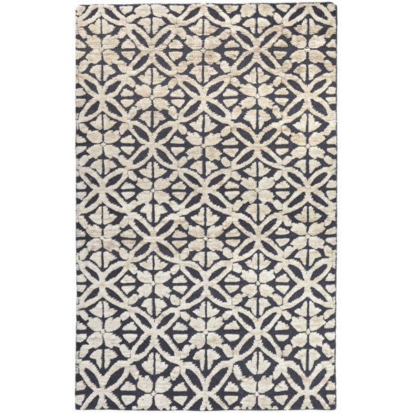 Dash and Albert Rugs Pomona HandKnotted Moroccan Area Rug in Black